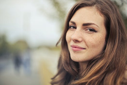 close-up of beautifully styled hair