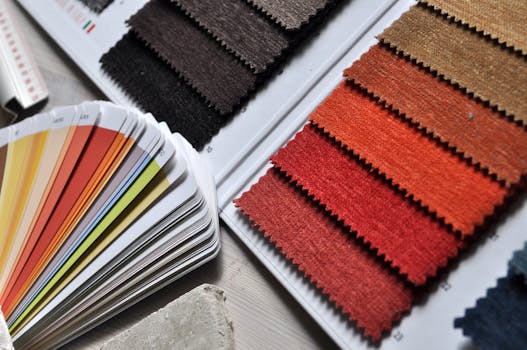 color swatches for salon design