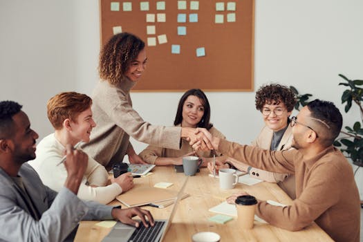 team collaboration in a salon