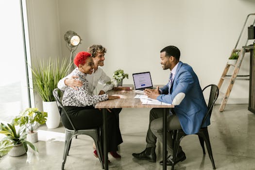 salon team interacting with clients