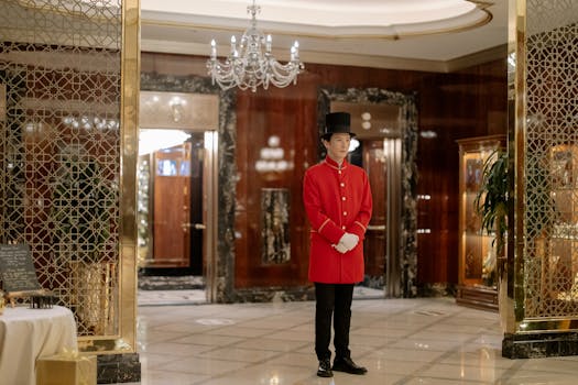 stylish salon staff in uniform