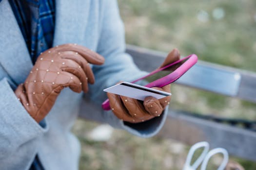 salon staff using mobile payment system